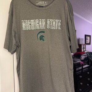 Campus Heritage Gray Michigan State Tee